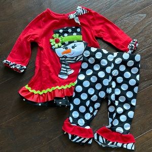 Infant 6-9 month holiday outfit